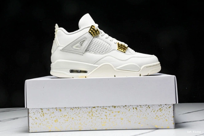 Jordan Retro Gold AQ9129-170 4 Metallic 0716